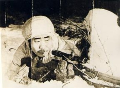 Солдаты ВОВ №1 - Снайпер РККА в осеннем камуфляже, 1941-1945 гг.