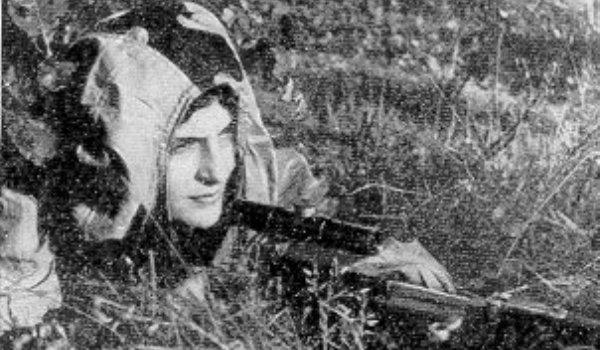Солдаты ВОВ №1 - Снайпер РККА в осеннем камуфляже, 1941-1945 гг.