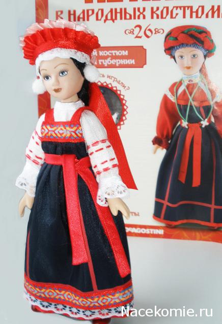Куклы в народных костюмах №26 Кукла в летнем костюме Тульской губернии