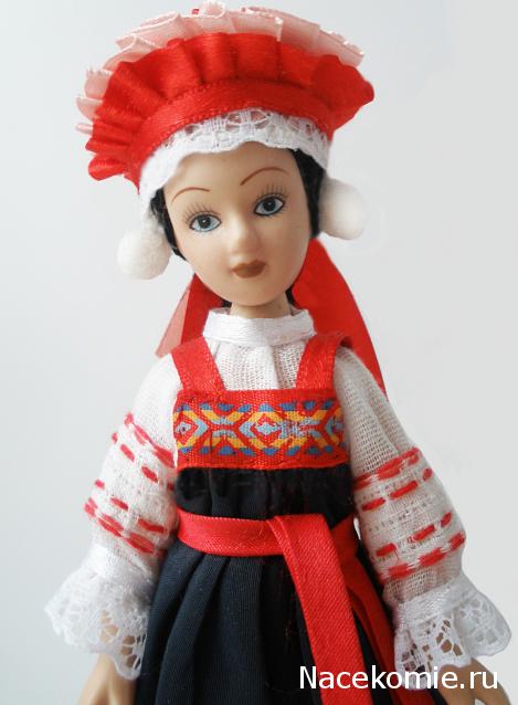 Куклы в народных костюмах №26 Кукла в летнем костюме Тульской губернии