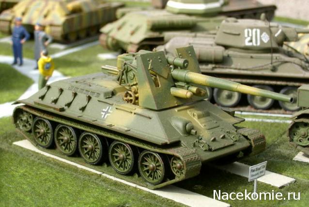 Русские танки №63 - Т-34-85 зимний камуфляж