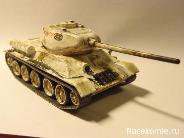 Русские танки №63 - Т-34-85 зимний камуфляж