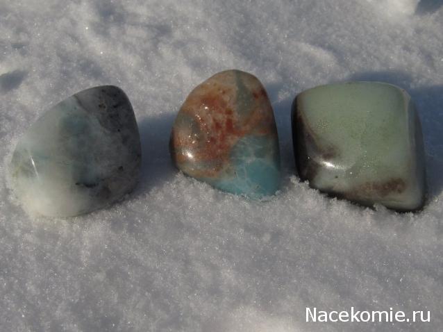 Энергия камней № 104 Голубой опал  (окатанный камень) фото, обсуждение