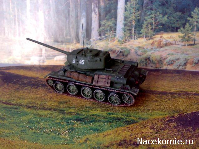 Русские танки №63 - Т-34-85 зимний камуфляж