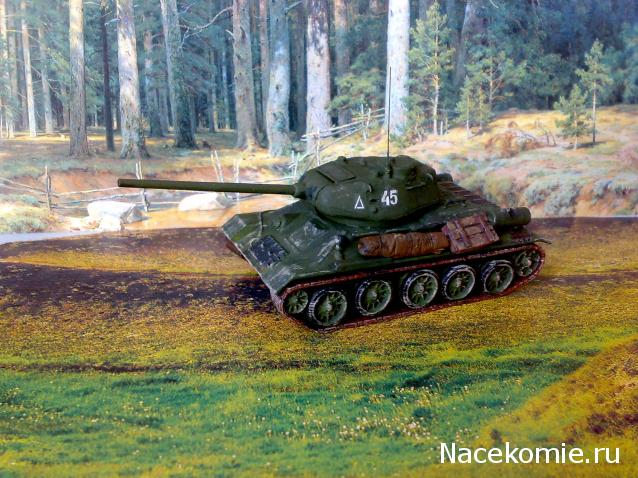 Русские танки №63 - Т-34-85 зимний камуфляж