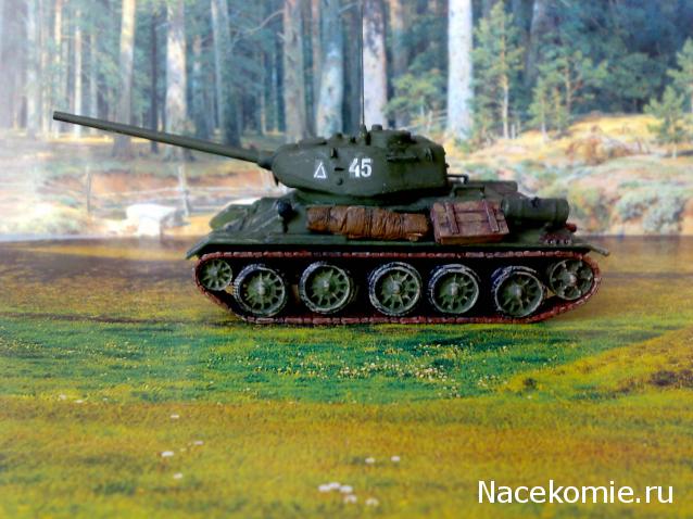 Русские танки №63 - Т-34-85 зимний камуфляж