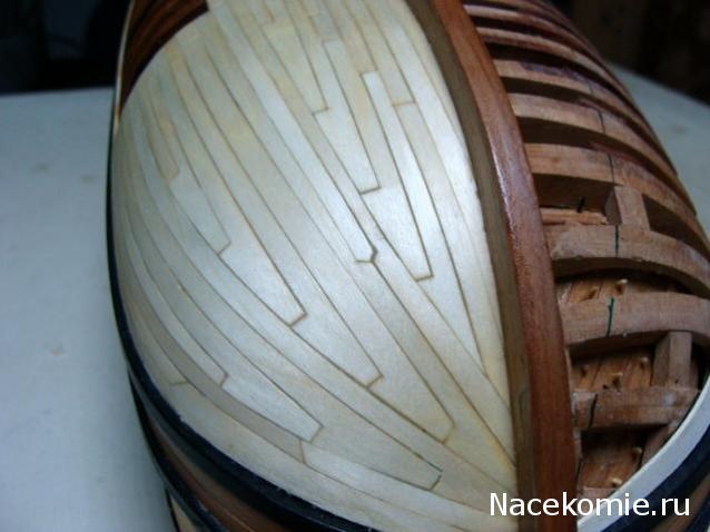 Парусник Баунти - Обшивка корпуса