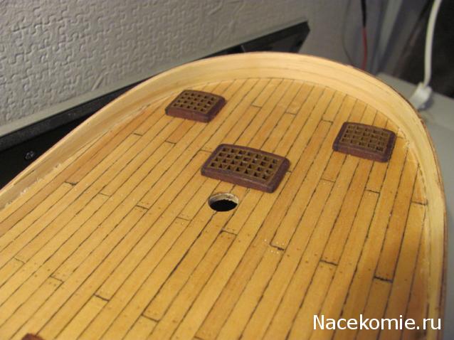 Парусник Баунти - Сборка корпуса