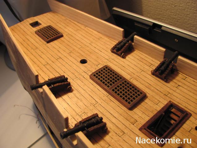 Парусник Баунти - Сборка корпуса