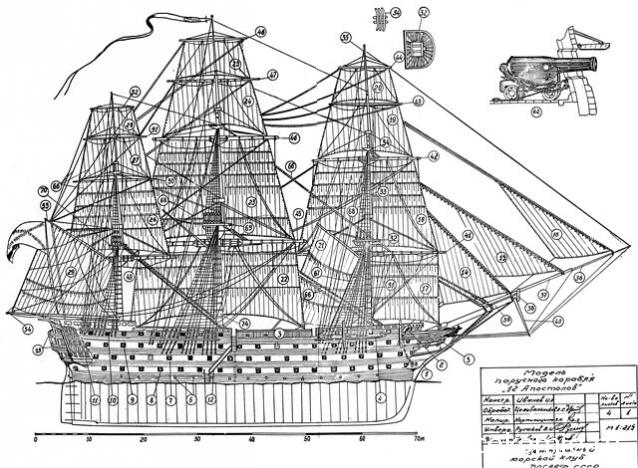 Графические чертежи, фото моделей парусника, рисунки и картины