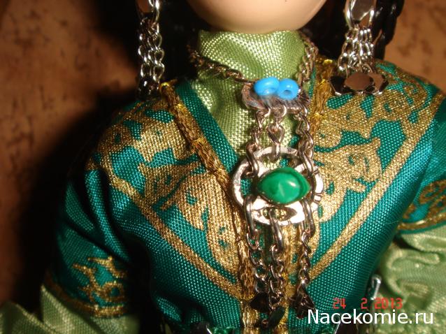 Куклы в народных костюмах №28 Кукла в казахском праздничном костюме