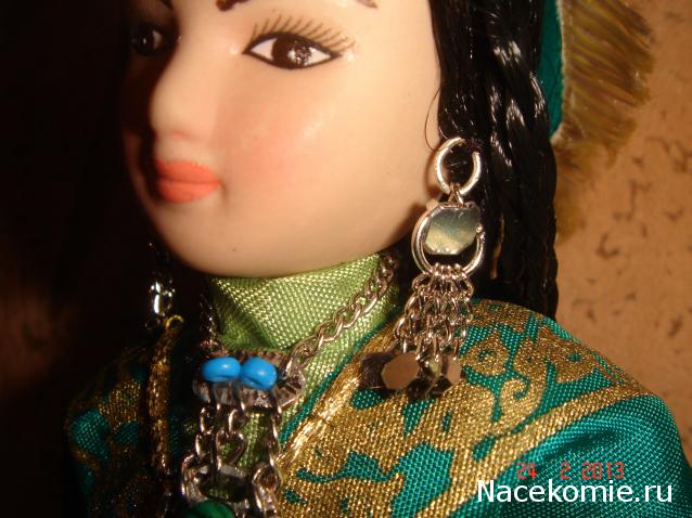 Куклы в народных костюмах №28 Кукла в казахском праздничном костюме