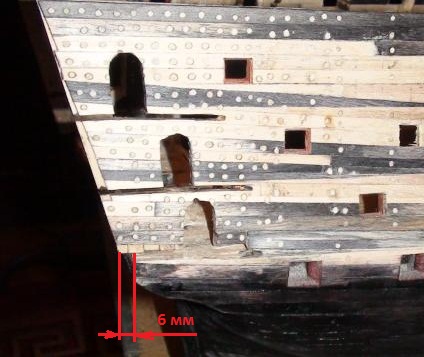 Корабль адмирала Нельсона "ВИКТОРИ" - Обшивка корпуса