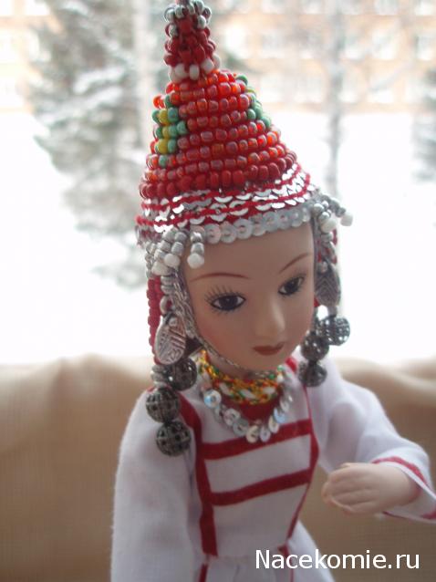 Куклы в народных костюмах №27 Кукла в чувашском девичьем костюме