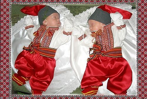 Куклы в народных костюмах – "Девчушки-болтушки"