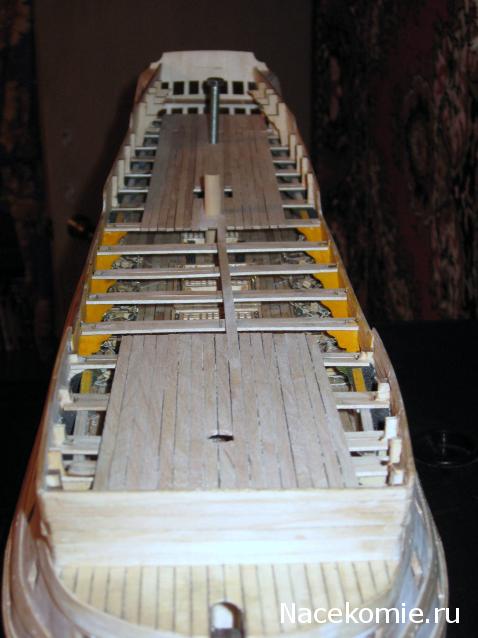 Корабль адмирала Нельсона "ВИКТОРИ" - Обшивка корпуса