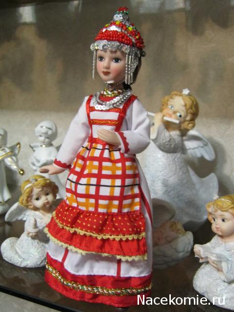 Куклы в народных костюмах №27 Кукла в чувашском девичьем костюме