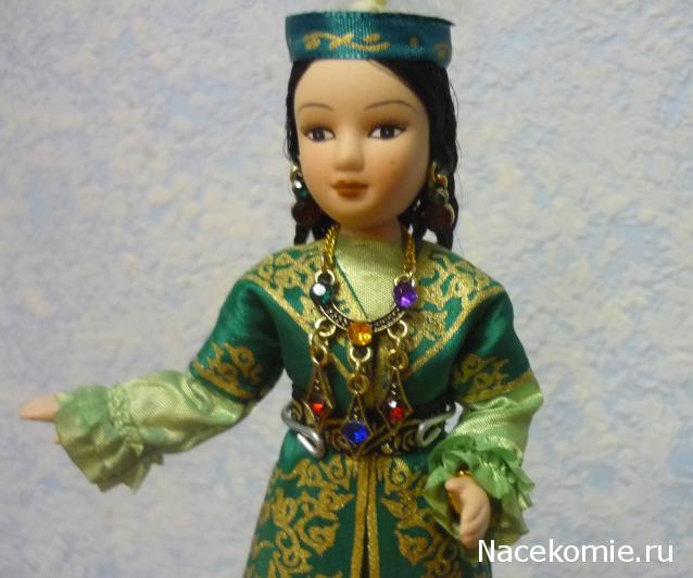 Куклы в народных костюмах №28 Кукла в казахском праздничном костюме