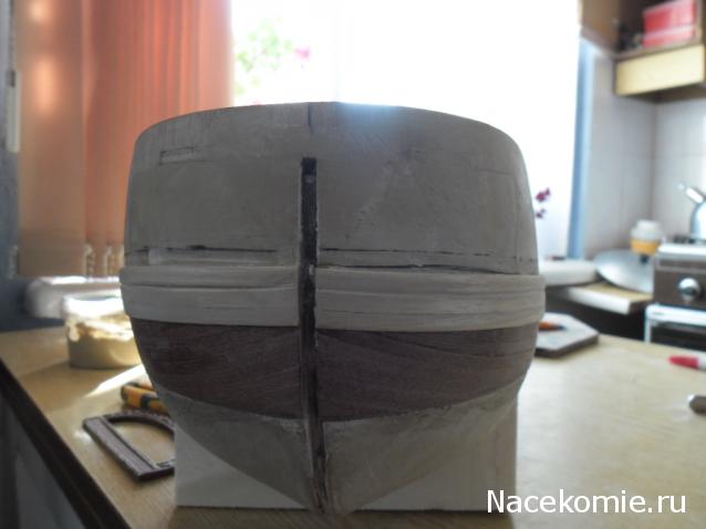 Парусник Баунти - Обшивка корпуса