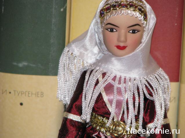 Куклы в народных костюмах №3 Кукла в карачаевском праздничном костюме
