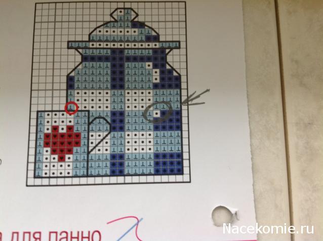 Вышивка крестом №8: Красная тарелка и чашечка