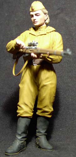 Солдаты ВОВ №1 - Снайпер РККА в осеннем камуфляже, 1941-1945 гг.