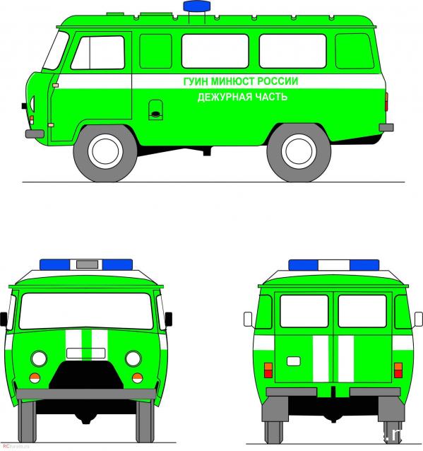 Автомобиль на Службе №41 - ГАЗ-2705 ГАЗель ФСИН