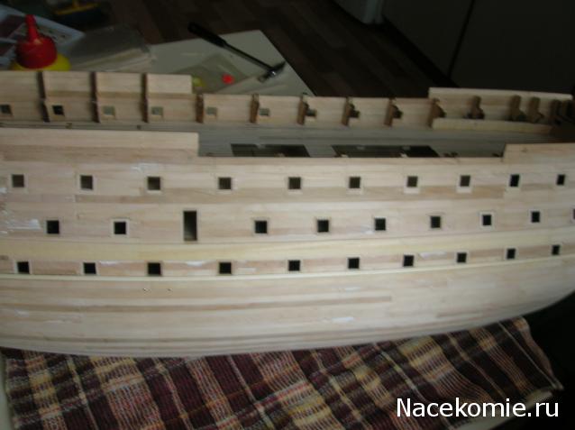 Корабль адмирала Нельсона "ВИКТОРИ" - Обшивка корпуса