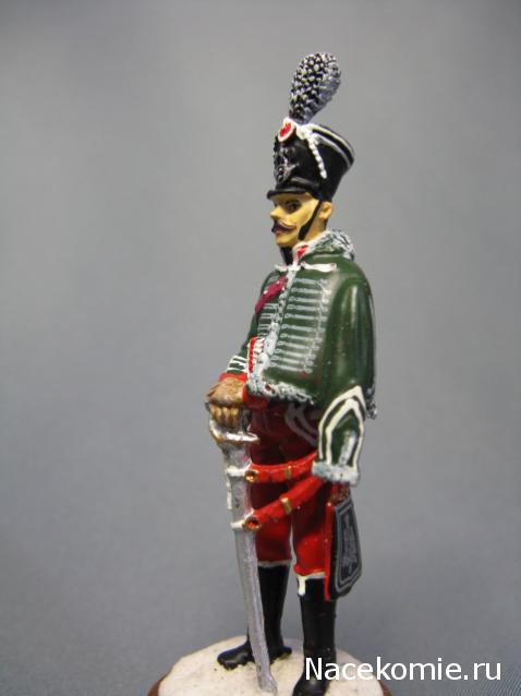 Наполеоновские войны №42 Офицер Гусарского полка в парадной форме согласно регламенту, 1812г.