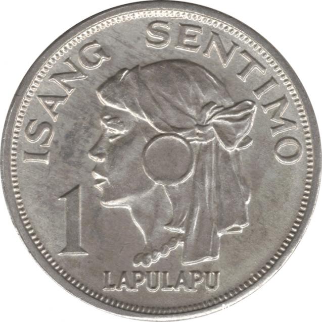 Монеты и банкноты №53  1/2 пенни (Великобритания), 50 сентимо (Филиппины)