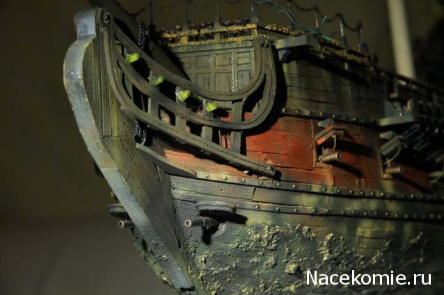 Собери Чёрную Жемчужину. Сборка: Покраска