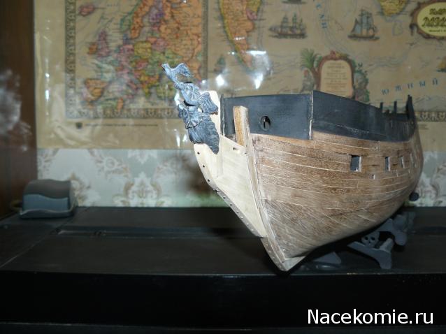 Собери Чёрную Жемчужину. Сборка корпуса.