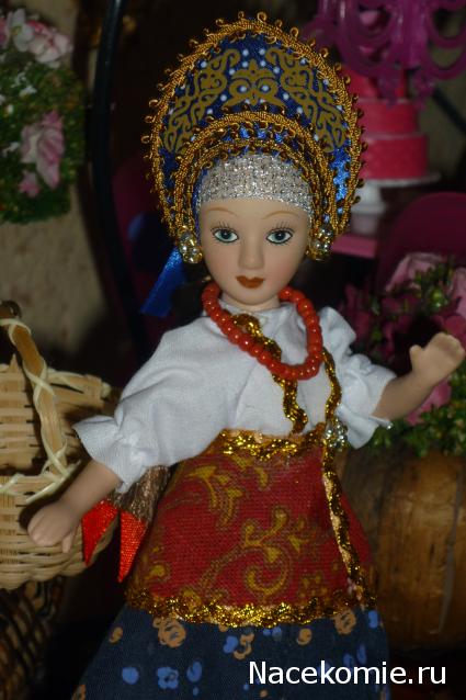 Куклы в народных костюмах №30 Кукла в летнем костюме Ярославской губернии