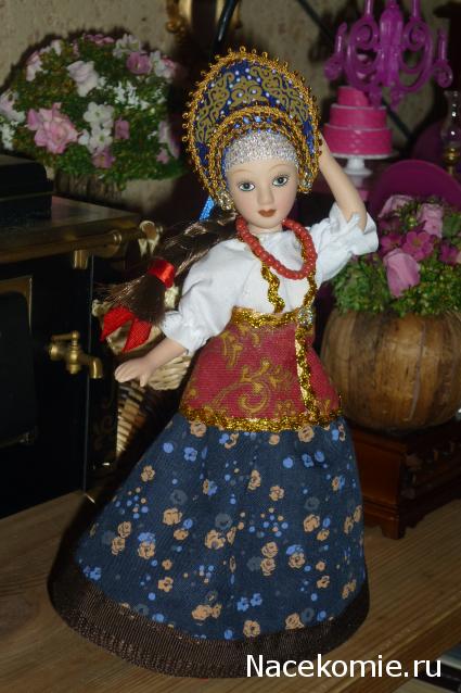 Куклы в народных костюмах №30 Кукла в летнем костюме Ярославской губернии