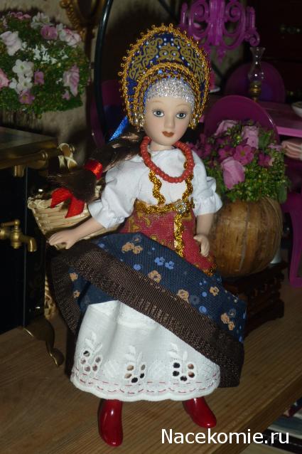 Куклы в народных костюмах №30 Кукла в летнем костюме Ярославской губернии