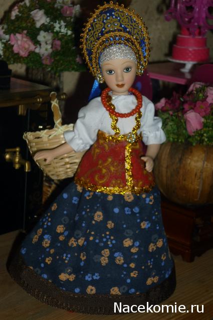 Куклы в народных костюмах №30 Кукла в летнем костюме Ярославской губернии