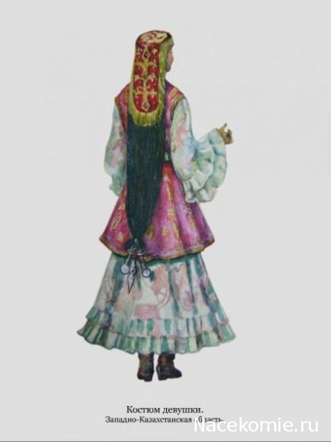 Куклы в народных костюмах №28 Кукла в казахском праздничном костюме