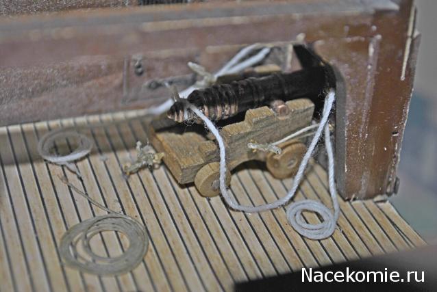 Собери Чёрную жемчужину. Сборка: оснащение палуб