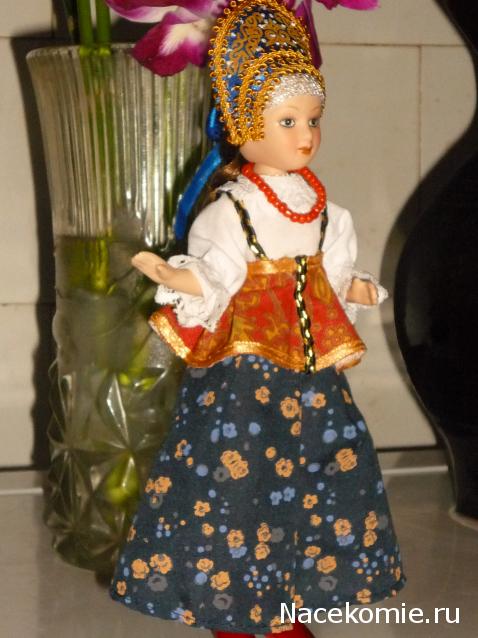 Куклы в народных костюмах №30 Кукла в летнем костюме Ярославской губернии