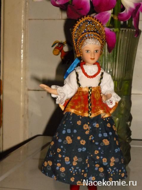Куклы в народных костюмах №30 Кукла в летнем костюме Ярославской губернии