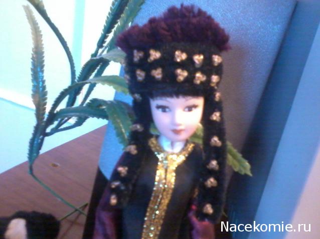 Куклы в народных костюмах №7 Кукла в калмыцком праздничном костюме