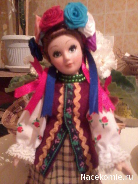 Куклы в народных костюмах №4 Кукла в летнем костюме Киевской губернии