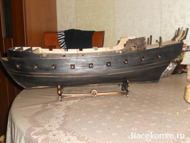 Собери Чёрную Жемчужину. Сборка: Покраска