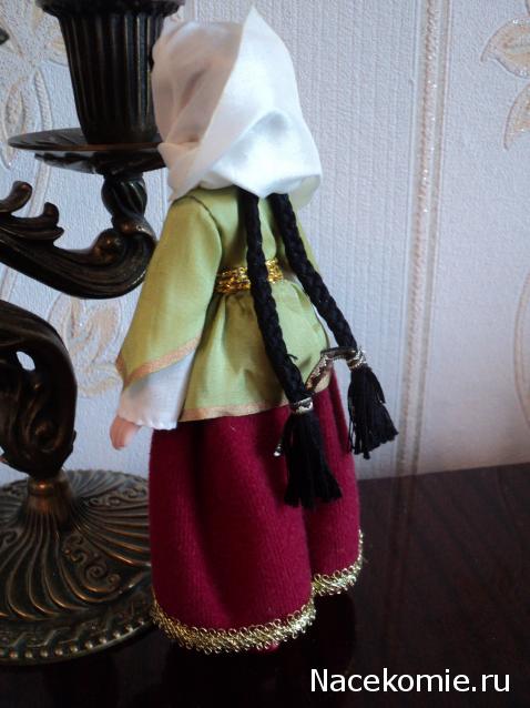 Куклы в народных костюмах №32 Кукла в азербайджанском праздничном костюме