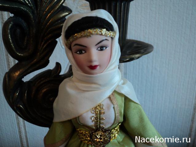 Куклы в народных костюмах №32 Кукла в азербайджанском праздничном костюме