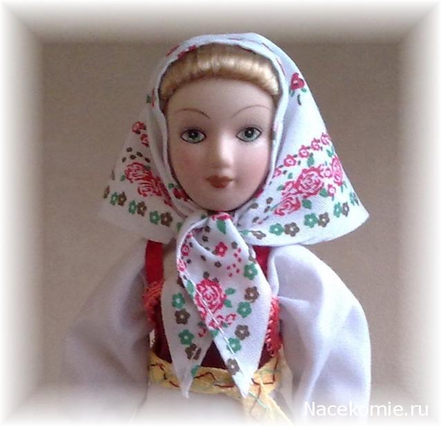 Куклы в народных костюмах №14 Кукла в летнем костюме Вологодской губернии