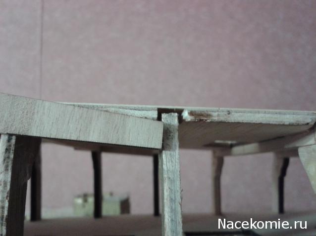 Парусник Баунти - Сборка корпуса