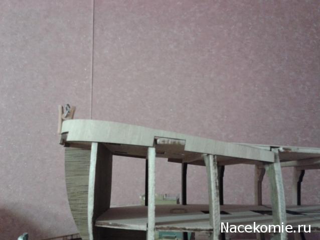 Парусник Баунти - Сборка корпуса