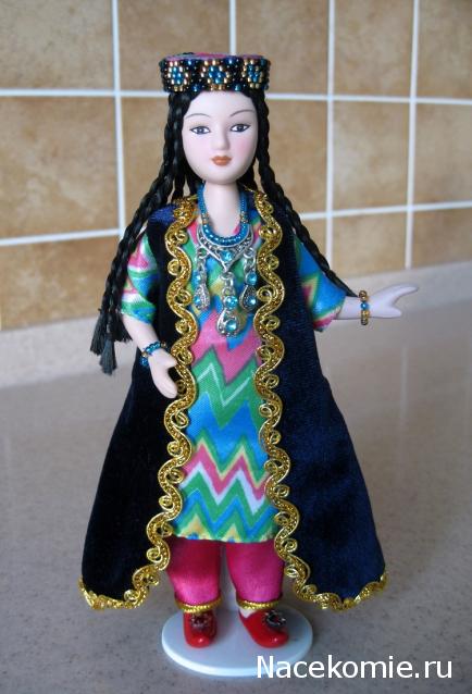 Куклы в народных костюмах №12 Кукла в узбекском летнем костюме