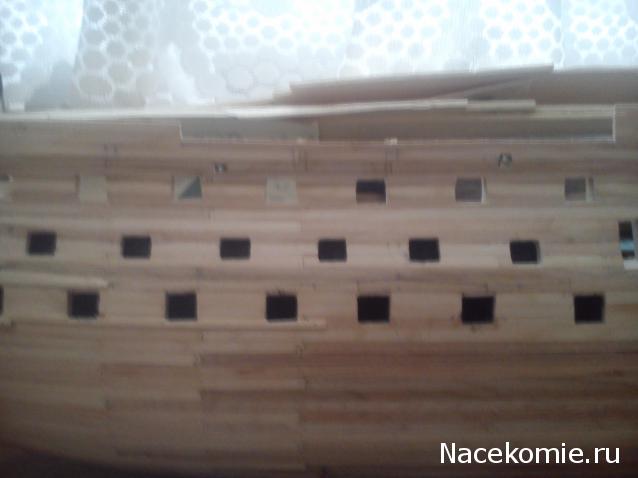 Корабль адмирала Нельсона "ВИКТОРИ" - Обшивка корпуса